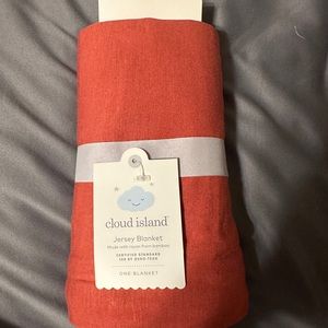 Cloud island jersey baby blanket